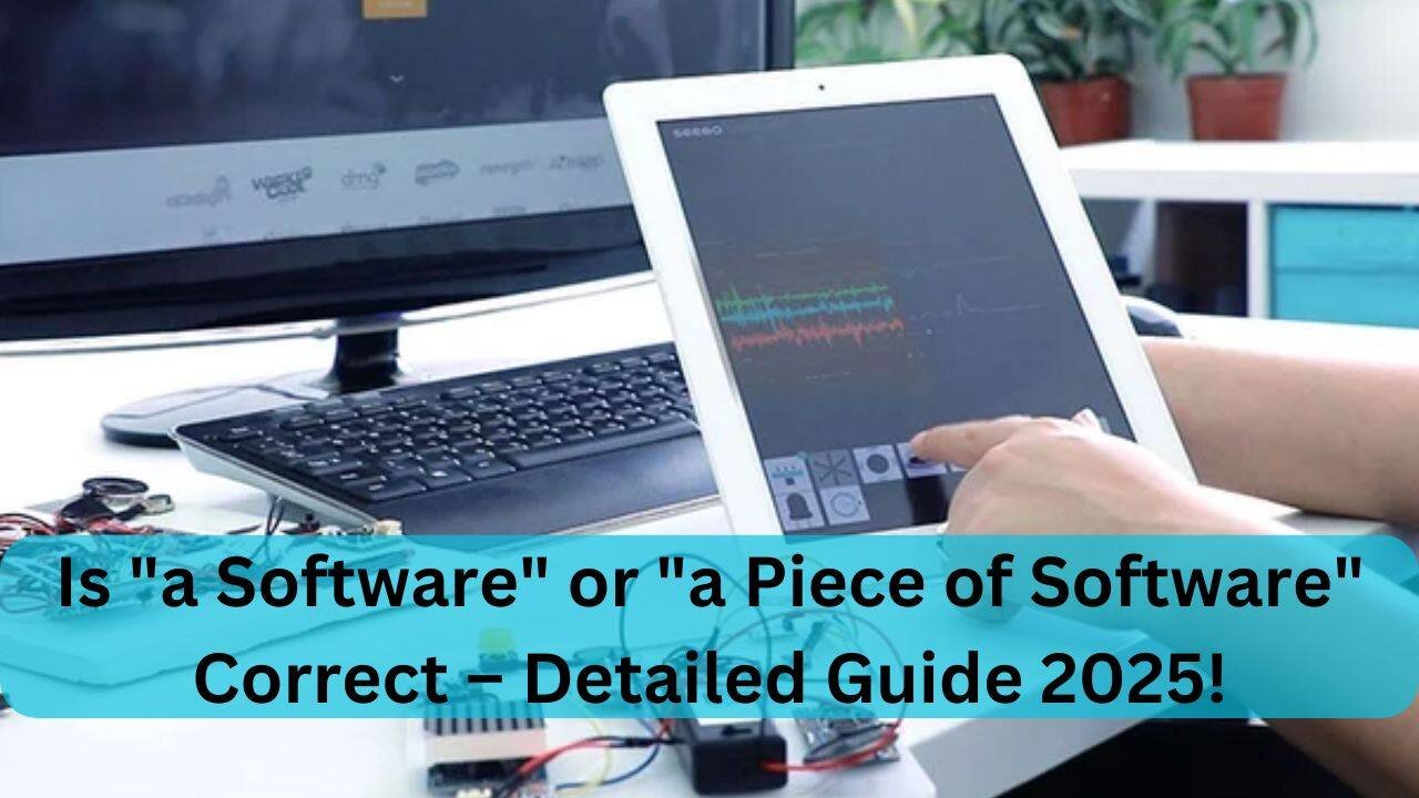 Is "a Software" or "a Piece of Software" Correct