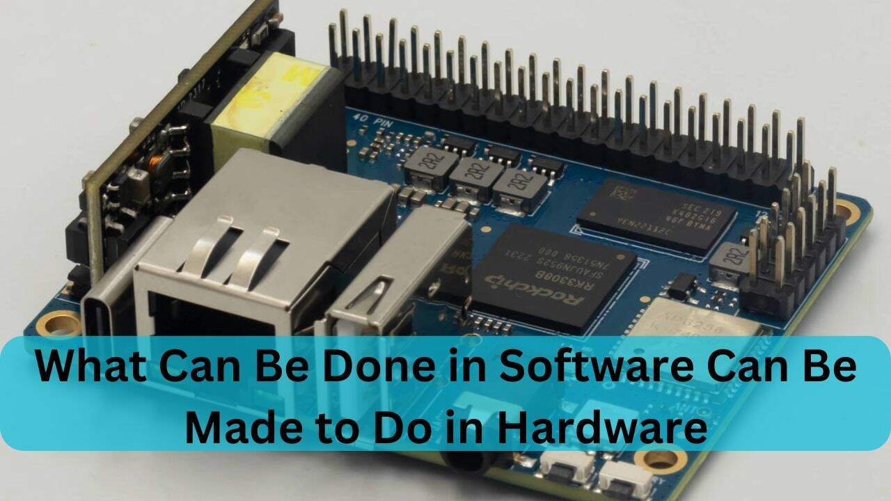What Can Be Done in Software Can Be Made to Do in Hardware