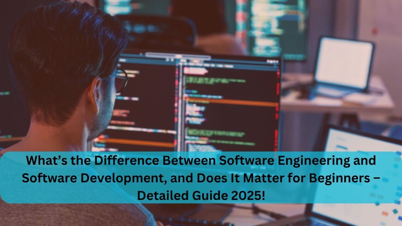 What’s the Difference Between Software Engineering and Software Development, and Does It Matter for Beginners
